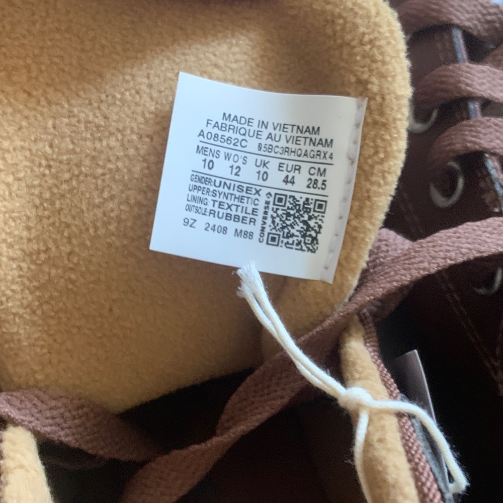 Converse Men's Chocolate High-Top Sneakers - Picture 4 of 4